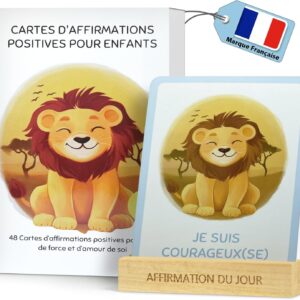 48 Cartes D'Affirmations Positives pour Enfant