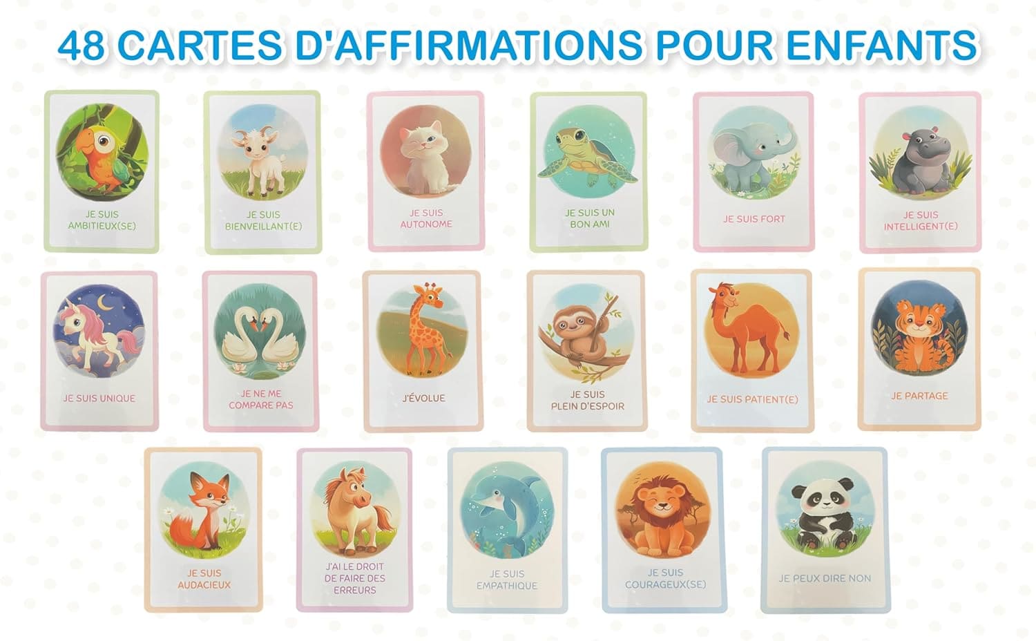 48 Cartes D'Affirmations Positives pour Enfant – Image 9